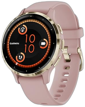 Garmin Venu 3S smartwatch, Dust Rose